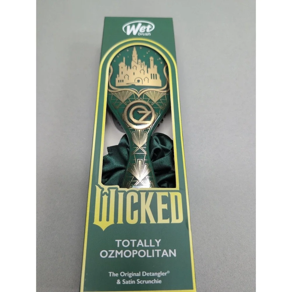 Wet Brush Wicked Totally Ozmopolitan Emerald City w Scrunchie New in Box